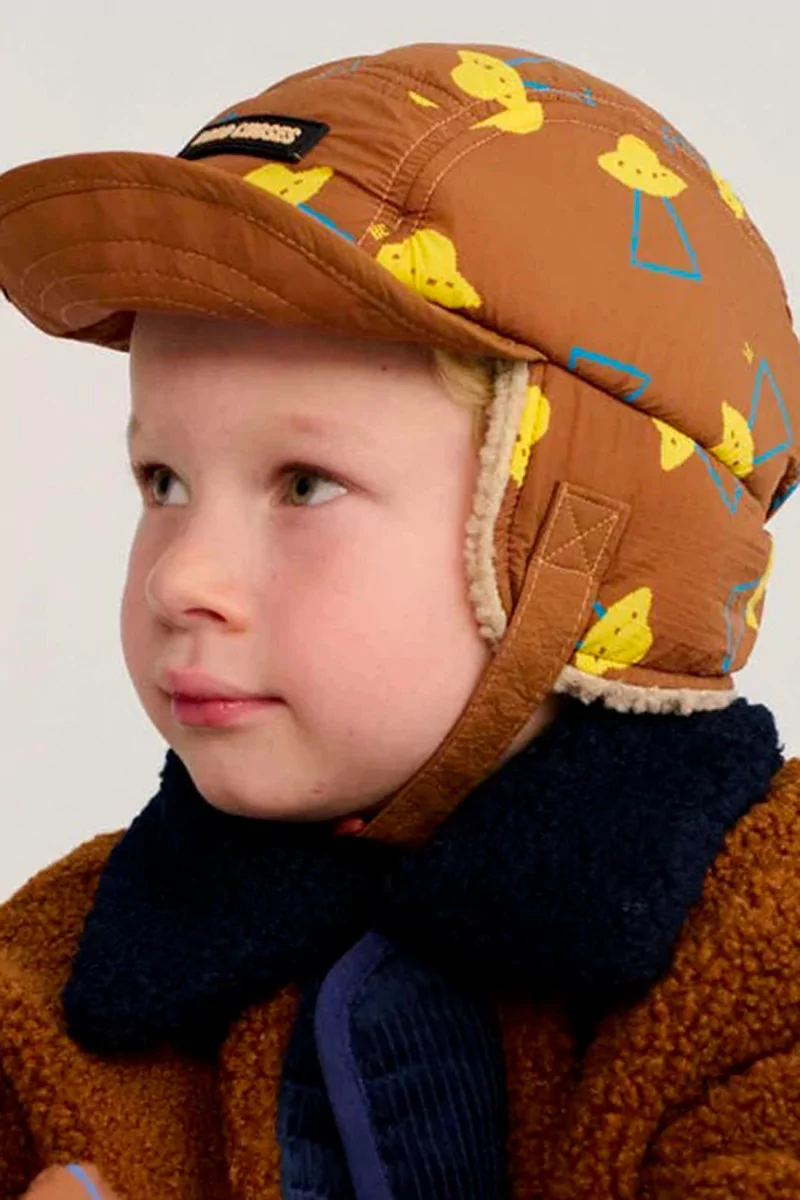 Kids Winter Cap Pixel Abduction – Brown | Centre Commercial