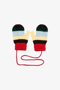 Kids Striped Knitted Wool Mittens – Multicolor | Centre Commercial