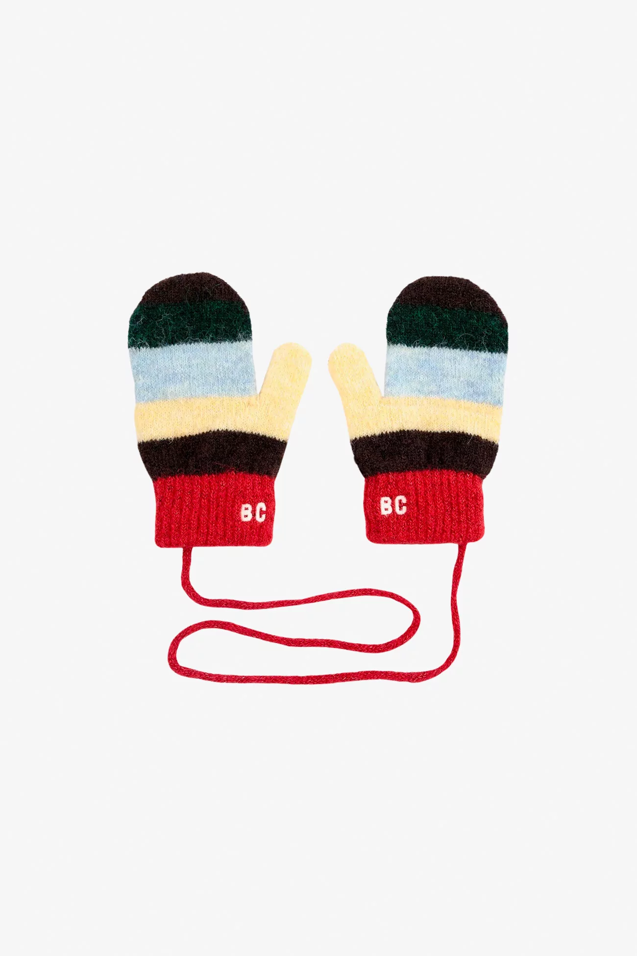 Moufles Enfant Maille Rayée Laine – Multicolor | Centre Commercial
