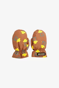 Kids Mittens Pixel Abduction – Brown | Centre Commercial