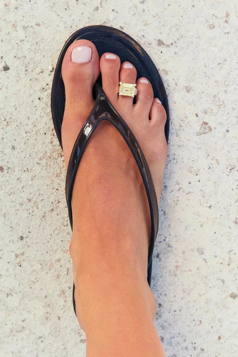 Amalia Simuero Silver Toe Ring – Yellow | Centre Commercial