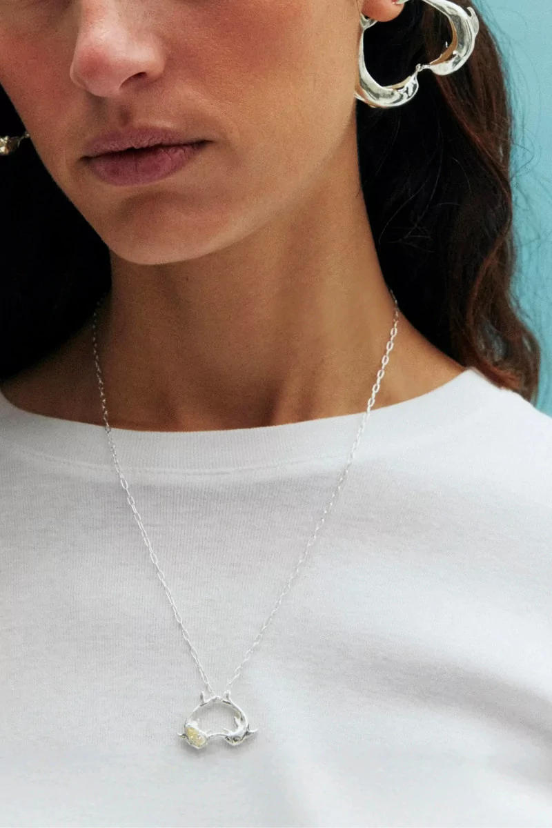 Collier Los Delfines Simuero Argent – Argent | Centre Commercial