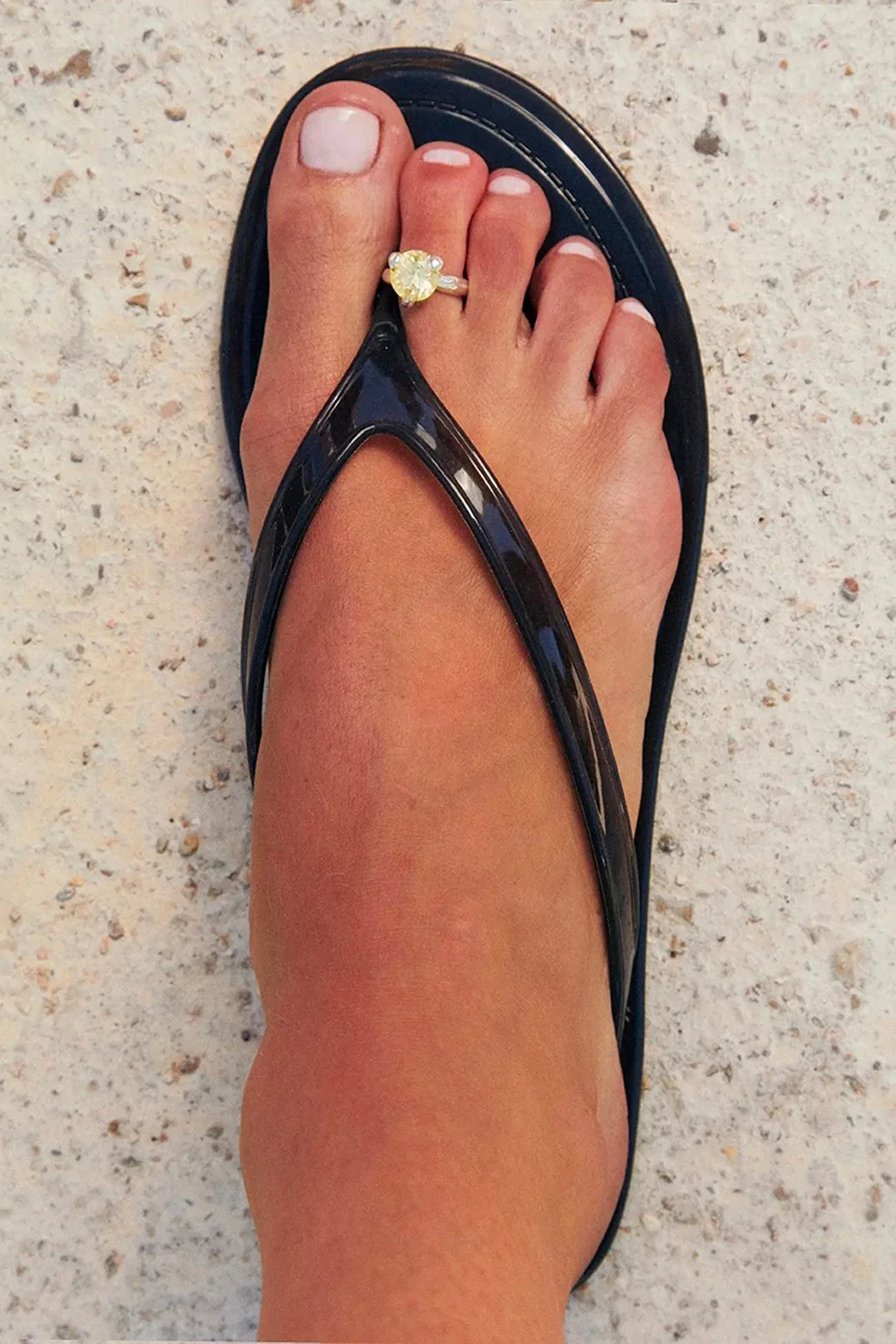Rita Simuero Silver Toe Ring – Yellow | Centre Commercial