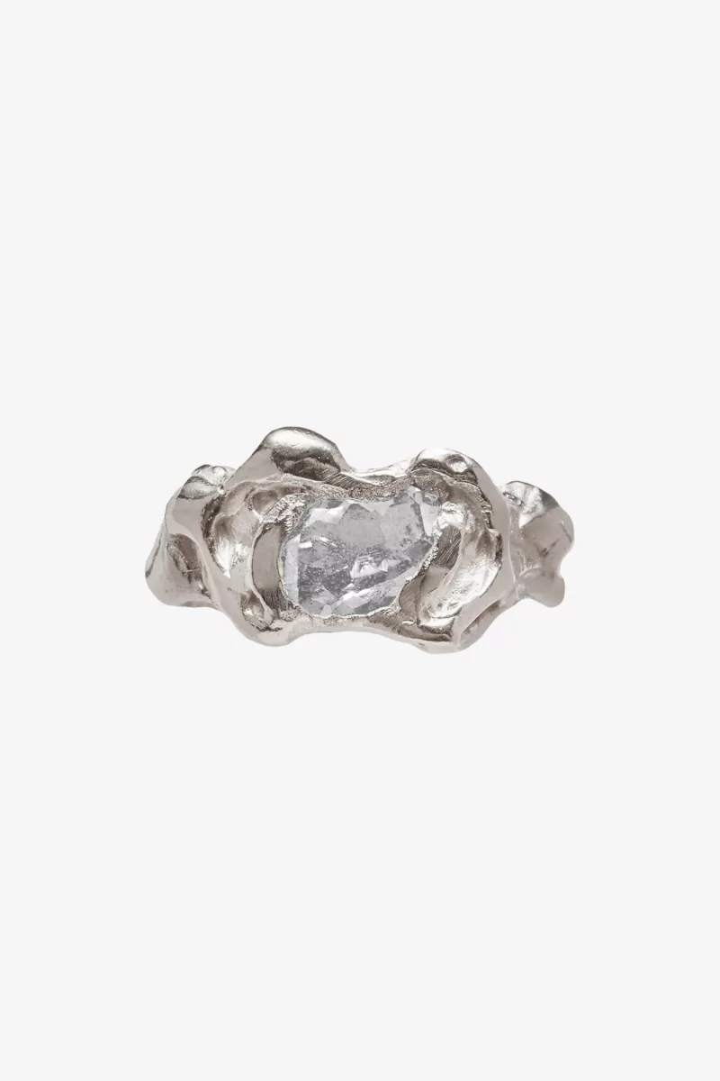 Bague Ola Orange Simuero Citrine – Argent | Centre Commercial