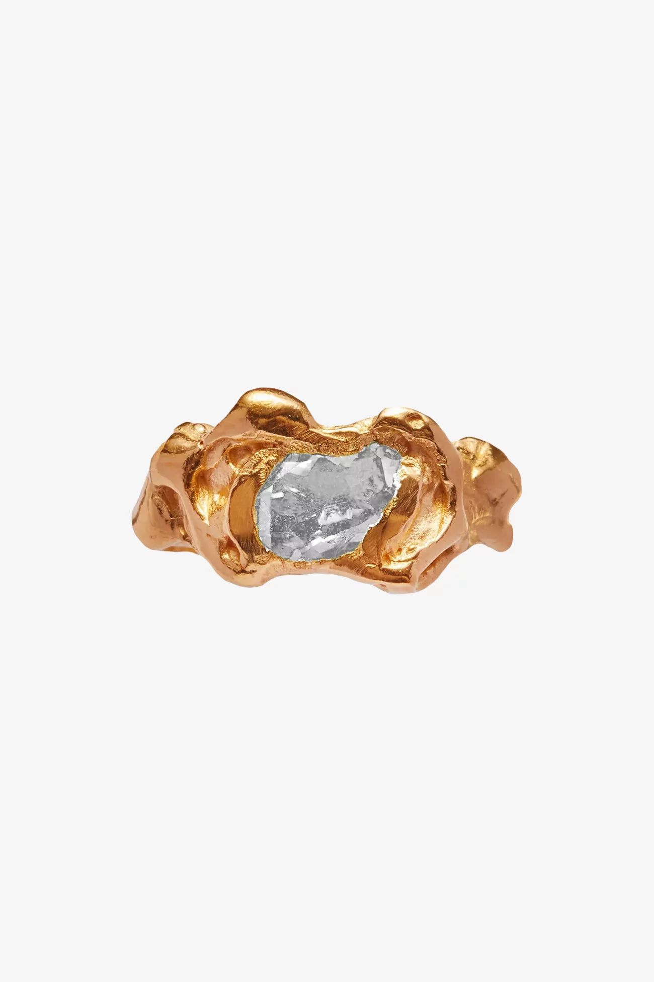 Bague Ola Orange Simuero Citrine – Doré | Centre Commercial