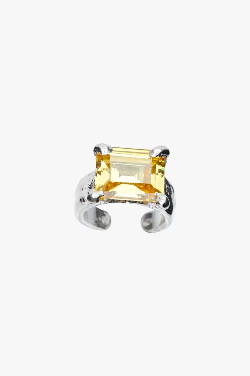 Amalia Simuero Silver Toe Ring – Yellow | Centre Commercial