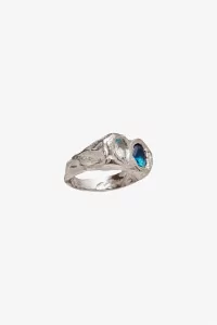 Buzo Ring Simuero Silver Blue Topaz – Blue | Centre Commercial