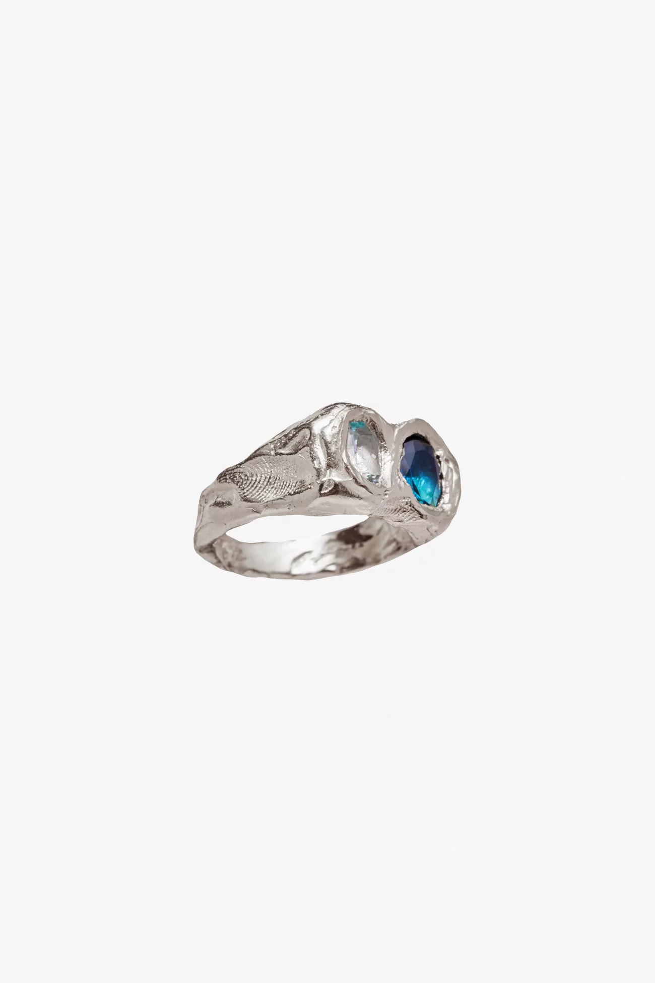 Buzo Ring Simuero Silver Blue Topaz – Blue | Centre Commercial