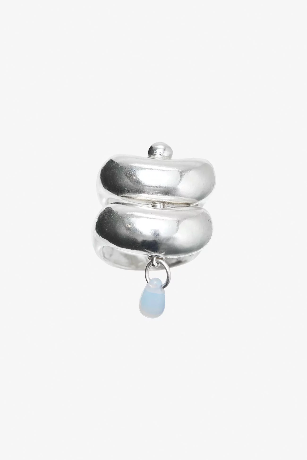 Bague Gilda Simuero Quartz Blanc – Argent | Centre Commercial