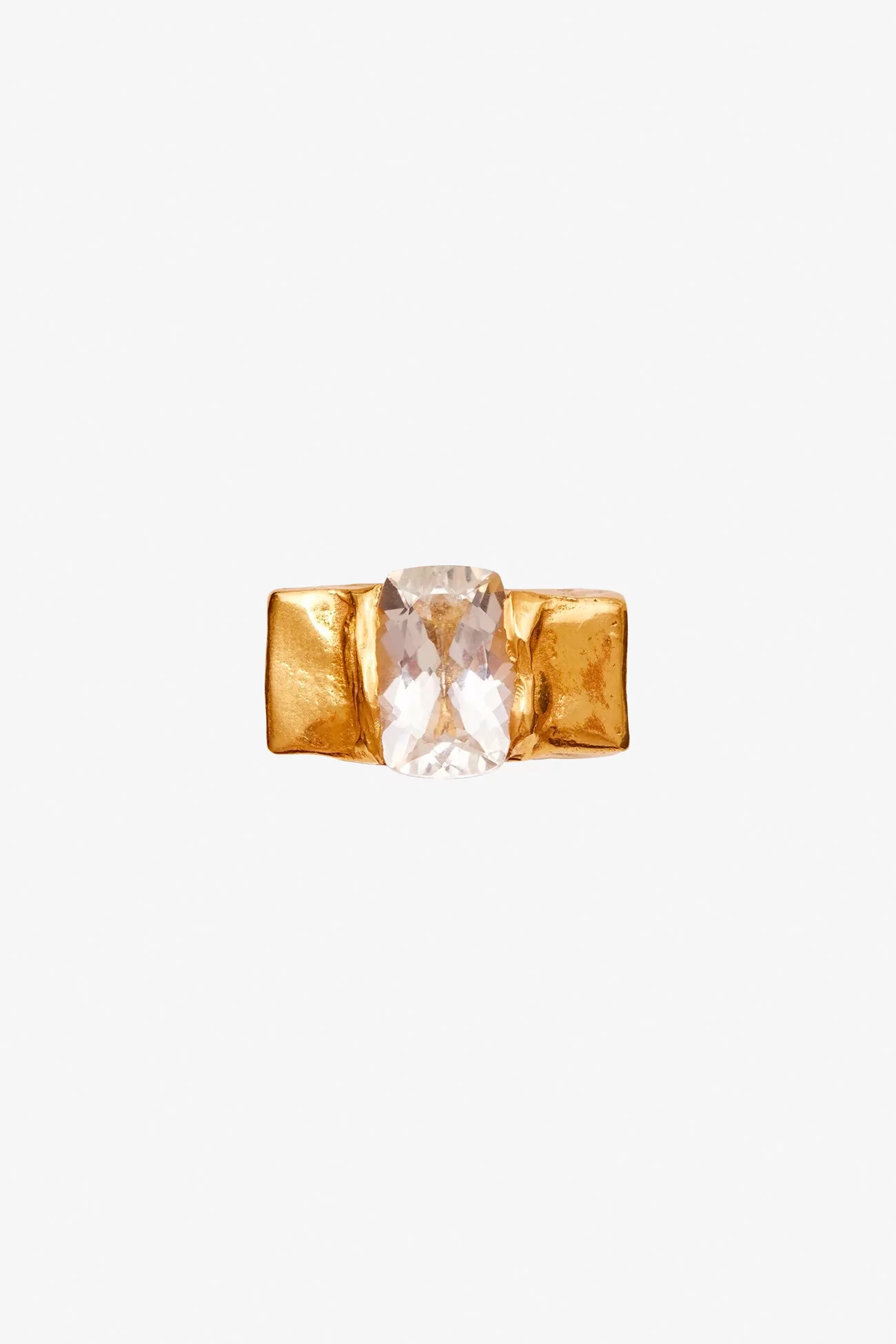 Jara Ring Simuero White Topaz – Gold | Centre Commercial