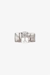 Bague Jara Simuero Topaze Blanche – Argent | Centre Commercial