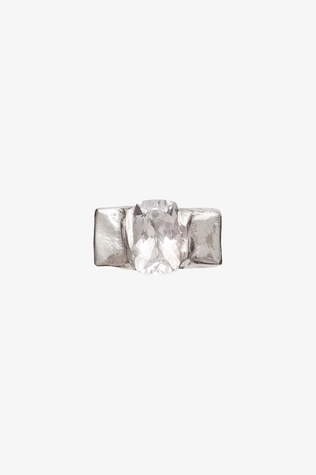 Jara Ring Simuero White Topaz – Silver | Centre Commercial