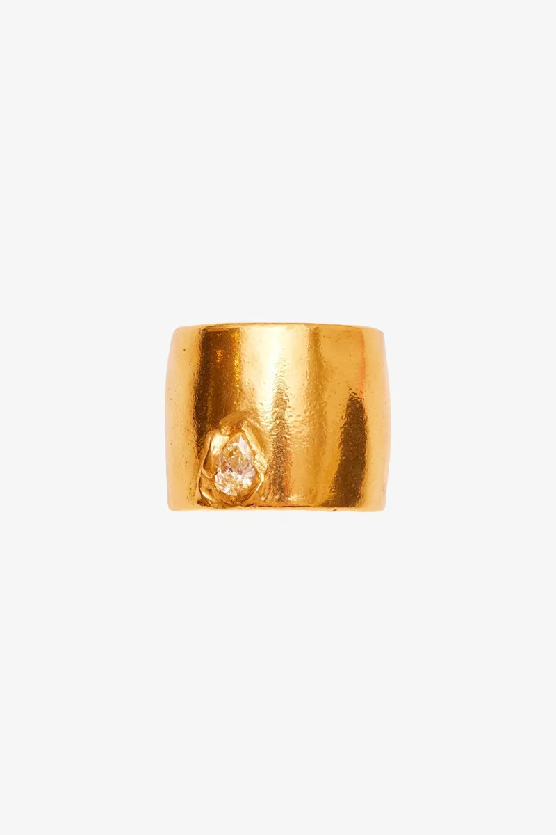 Bague Mel Simuero Zircone Jaune – Jaune | Centre Commercial