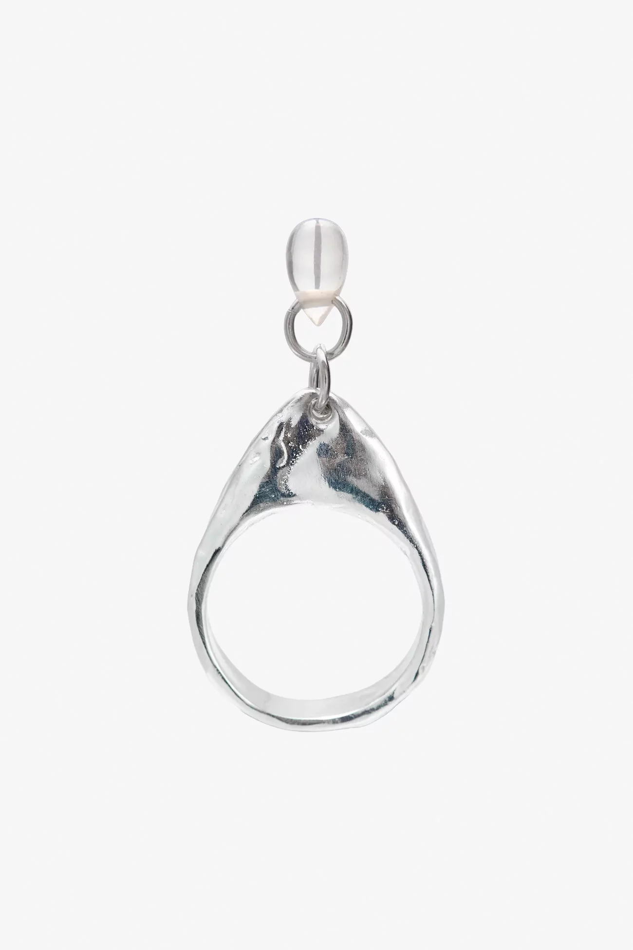 Perlita Ring Simuero White Quartz – Silver | Centre Commercial