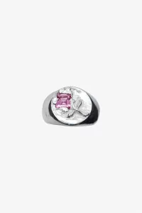 Rosita Simuero Silver Toe Ring Pink Sapphire – Silver | Centre Commercial