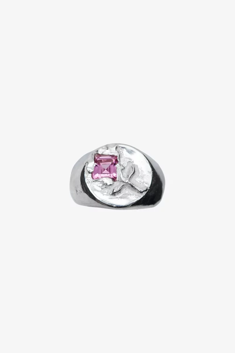Rosita Simuero Silver Toe Ring Pink Sapphire – Silver | Centre Commercial