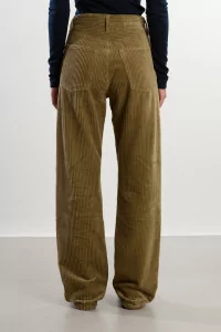 Vintage Loose Corduroy Cotton Pants – French Khaki | Centre Commercial