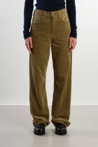 Vintage Loose Corduroy Cotton Pants – French Khaki | Centre Commercial