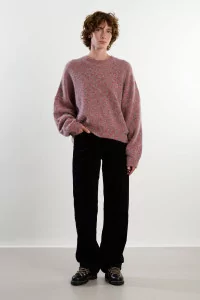 Pull Maille Mouchetée Speckled Crewneck – Malva | Centre Commercial