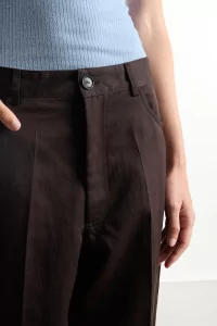 Pantalon Lyocell Carotte Carrot Pants – Brown | Centre Commercial