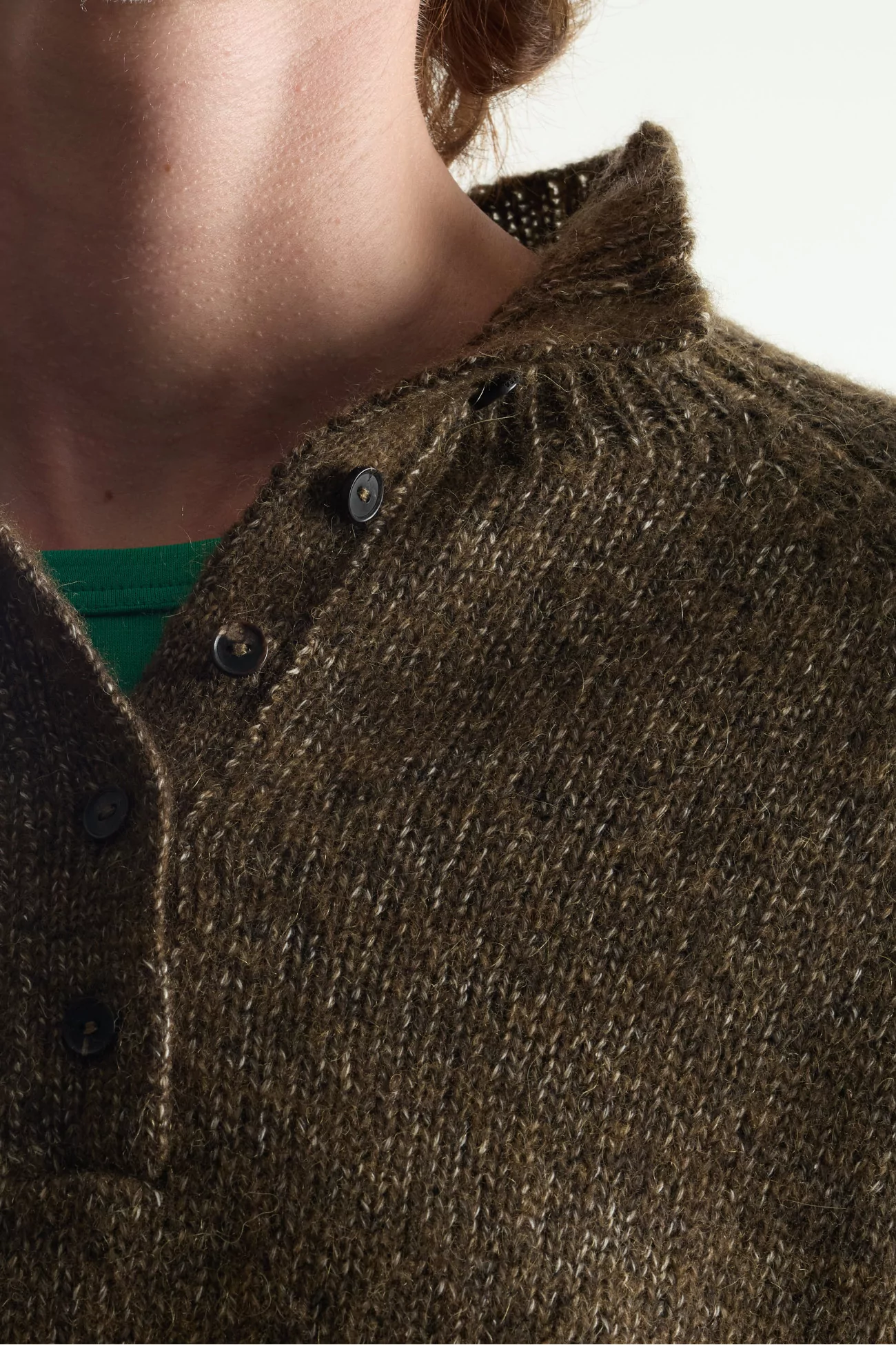Pull Col Polo Coton Bio Mérinos Melange Polo – Pardo | Centre Commercial