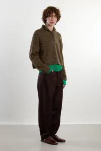Organic Cotton Merino Melange Polo Sweater – Pardo | Centre Commercial