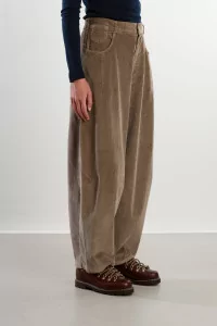 Corduroy Baggy Pants Cotton Modal – Sage | Centre Commercial