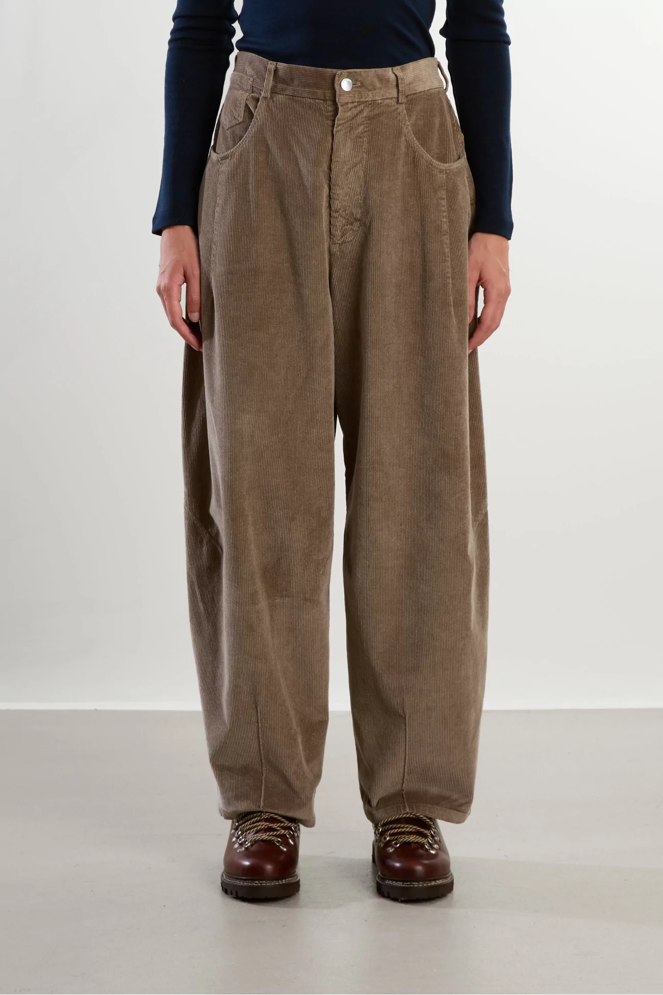 Pantalon Baggy Velours Côtelé Corduroy Baggy – Sage | Centre Commercial