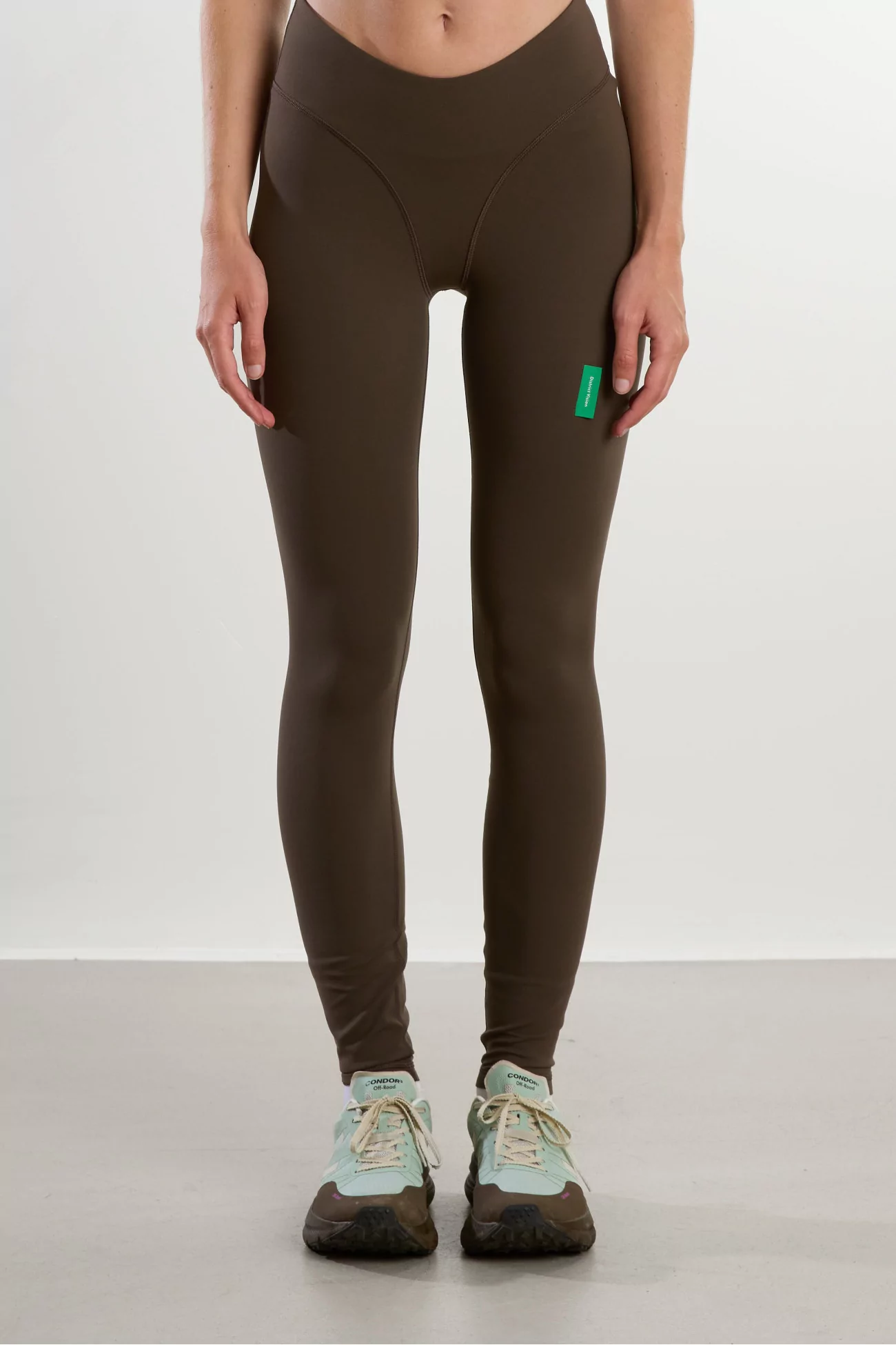Long Double-Interlock Yoga Full Length Tights – Earth | Centre Commercial