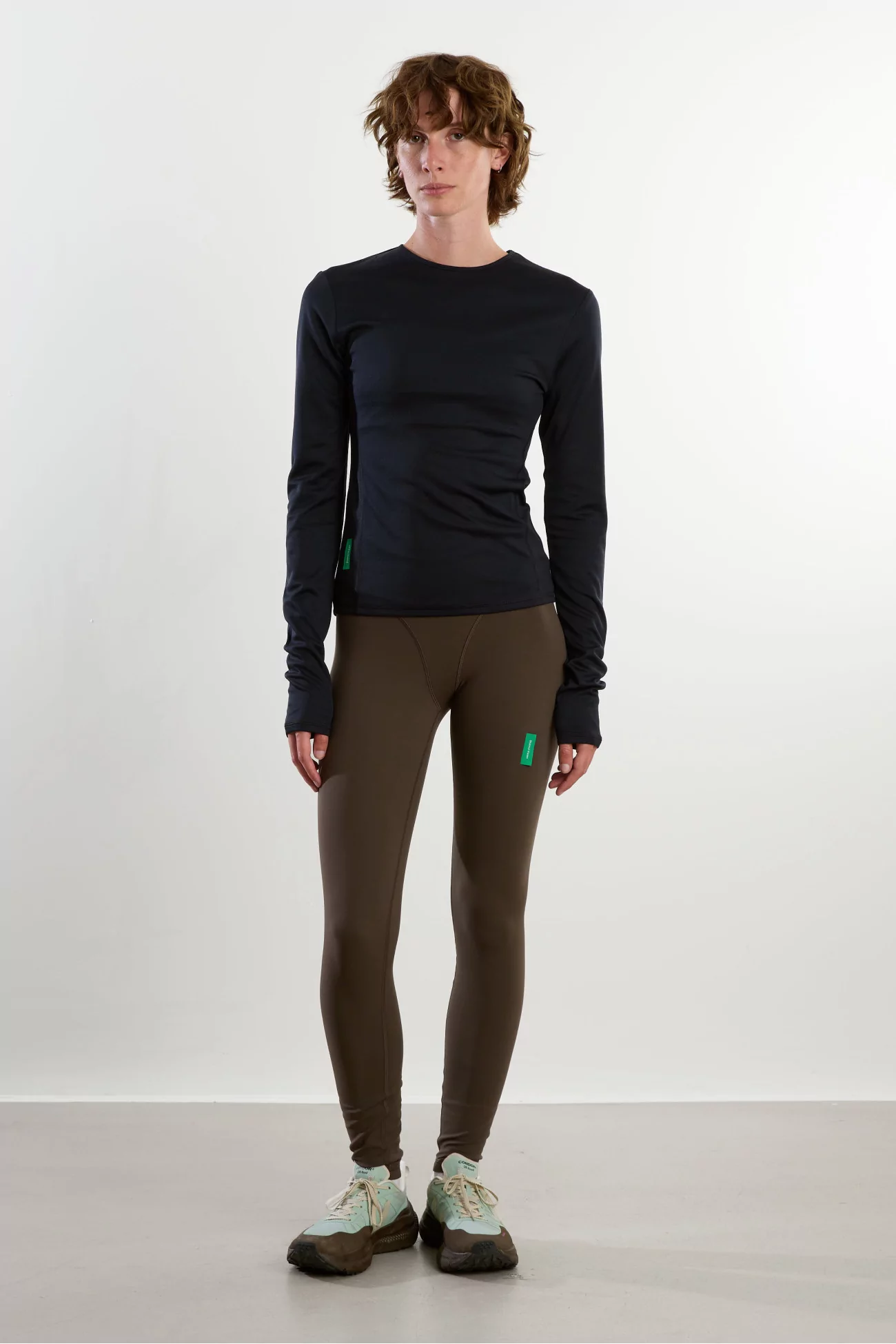 Long Double-Interlock Yoga Full Length Tights – Earth | Centre Commercial
