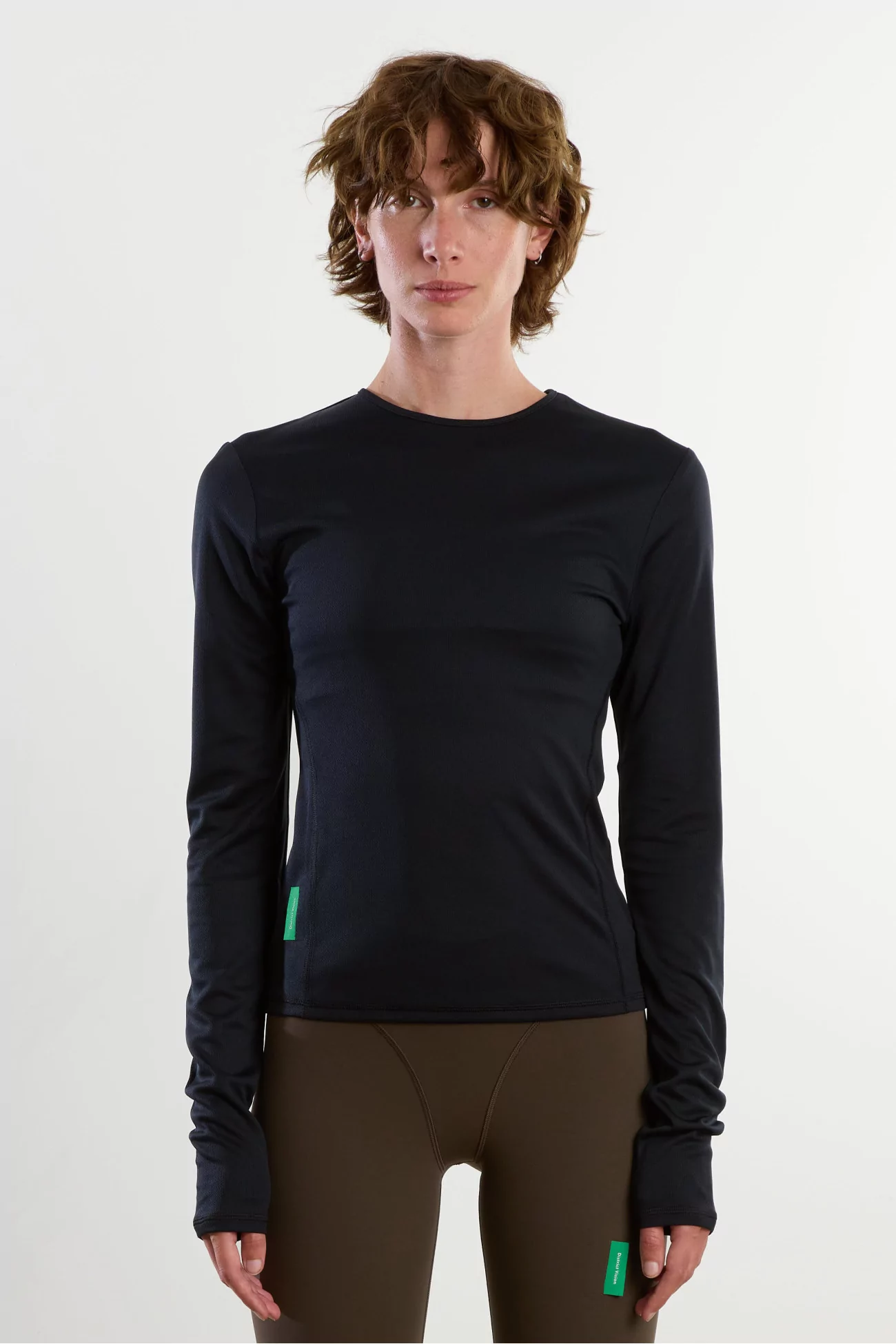 T-Shirt Technique Manches Longues Paneled – Black | Centre Commercial