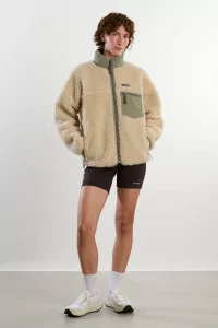 Veste Polaire Coupe-Vent Polyester Recyclé Classic Retro-X – River Rock Green | Centre Commercial