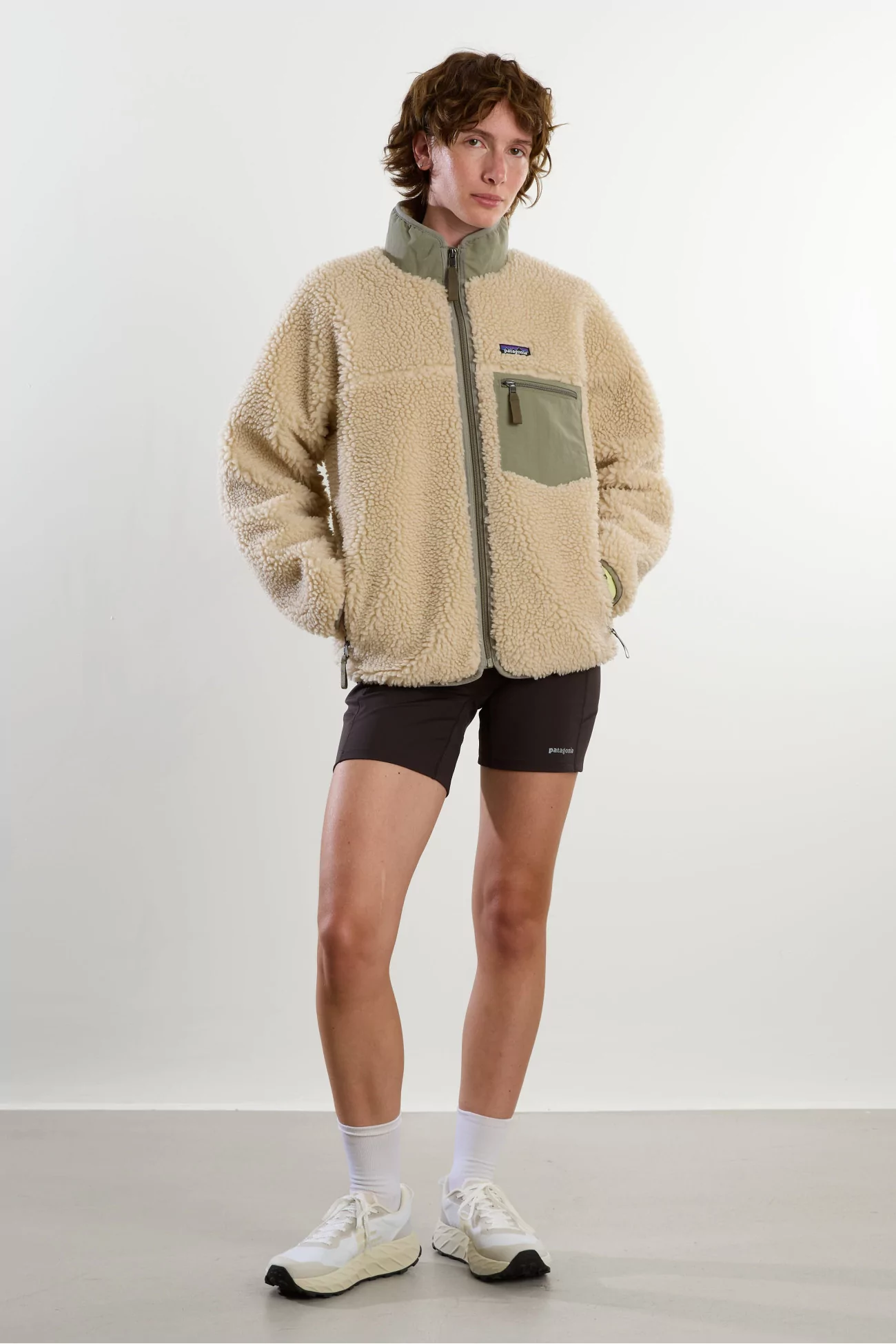 Windproof Recycled Polyester Classic Retro-X Jacket – River Rock Green | Centre Commercial