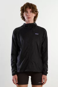 Recycled Nylon Windbreaker Houdini Jacket – Black | Centre Commercial