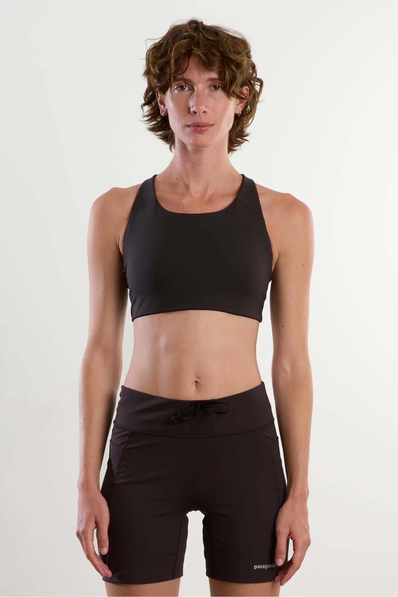 Brassière Sport Fort Maintien Nylon Recyclé Shadowlite – Black | Centre Commercial