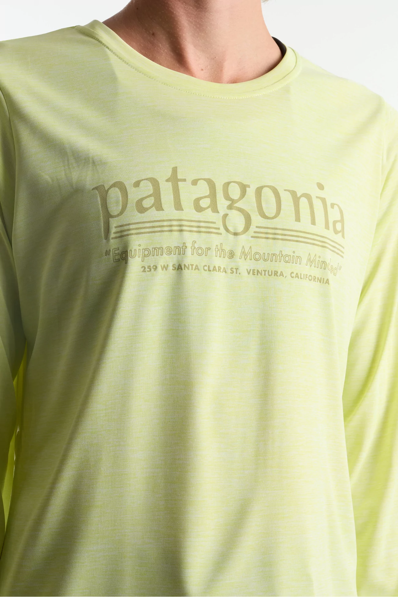 Top Manches Longues Polyester Recyclé Capilene Cool – Vellum Green | Centre Commercial