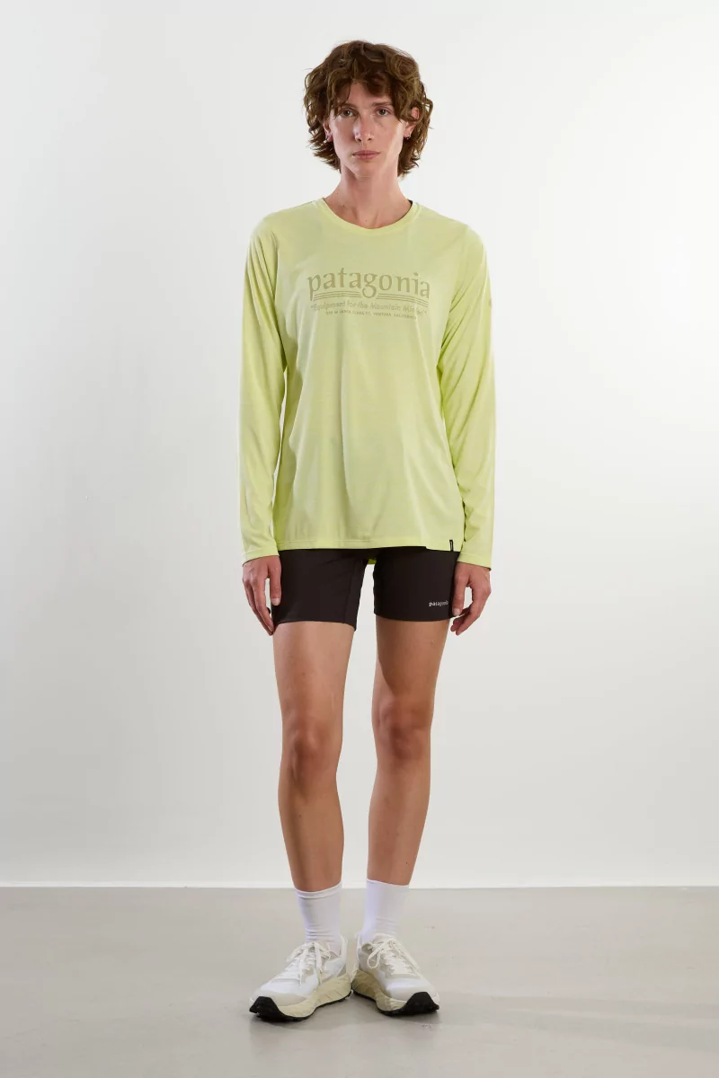 Recycled Polyester Long-Sleeve Capilene Cool Shirt – Vellum Green | Centre Commercial