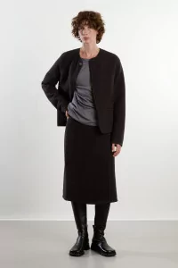 Veste Laine Feutrée Walker Mini – Charbon | Centre Commercial