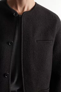 Felted Wool Walker Mini Jacket – Charbon | Centre Commercial