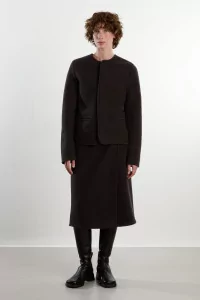 Veste Laine Feutrée Walker Mini – Charbon | Centre Commercial