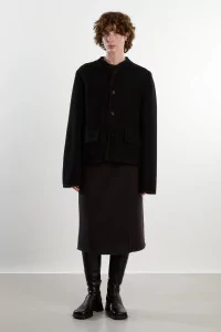 Veste Laine Feutrée Walker Mini – Black | Centre Commercial