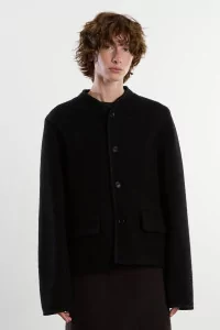 Veste Laine Feutrée Walker Mini – Black | Centre Commercial