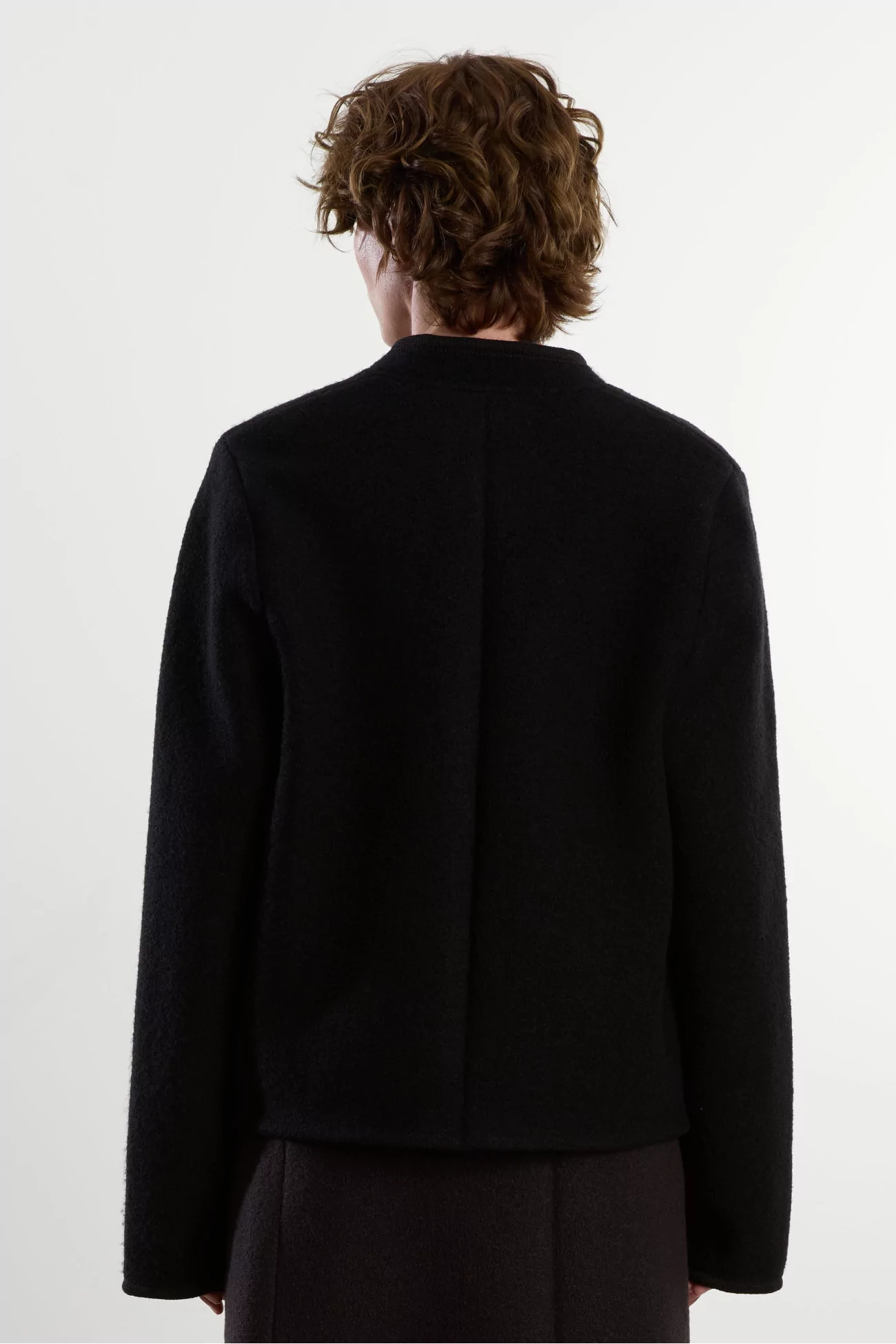 Veste Laine Feutrée Walker Mini – Black | Centre Commercial