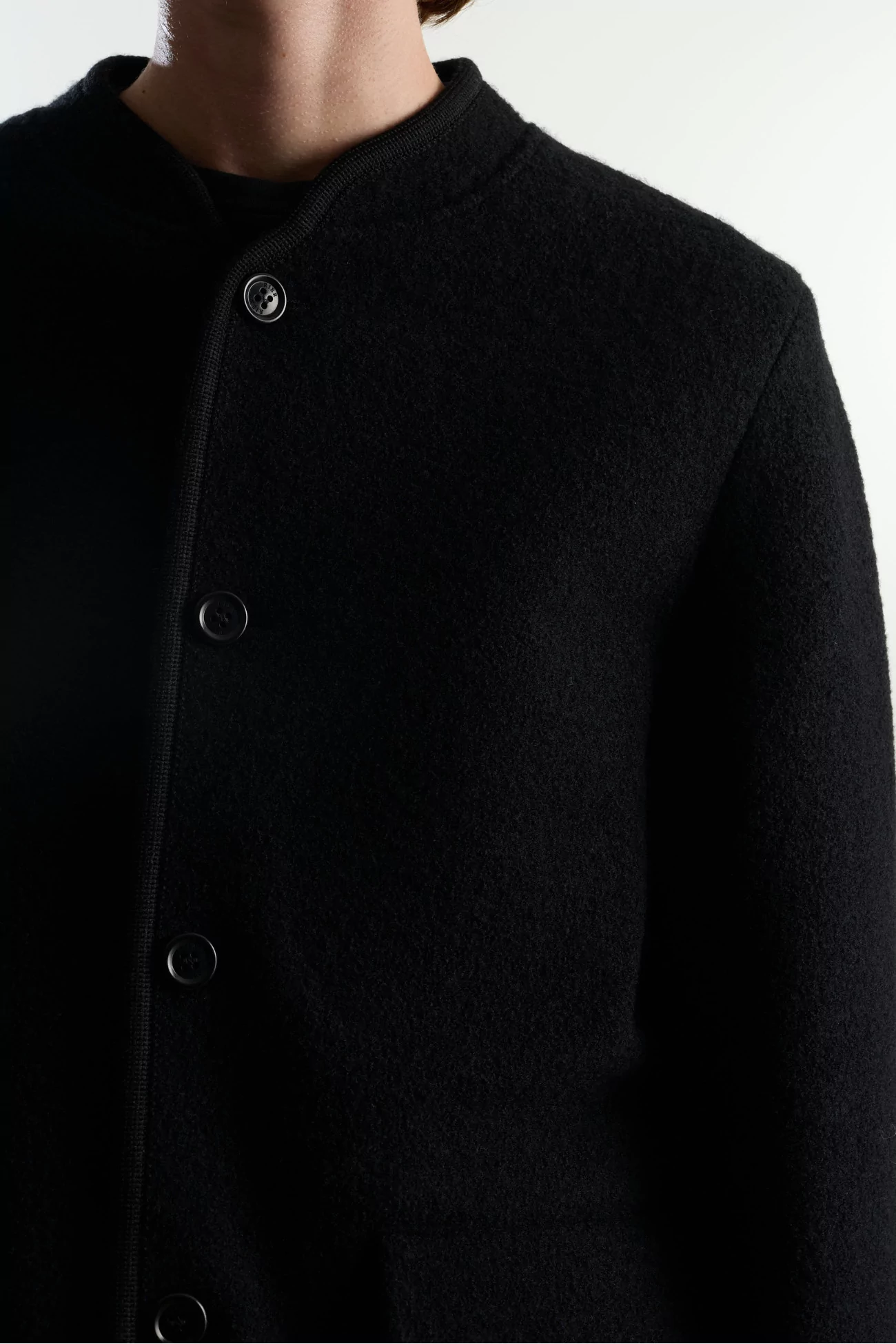 Veste Laine Feutrée Walker Mini – Black | Centre Commercial