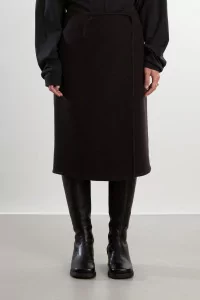 Felted Wool Walker Skirt – Charbon | Centre Commercial
