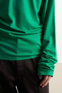T-Shirt Jersey de Laine Polar Jersey Raglan – Emerald | Centre Commercial
