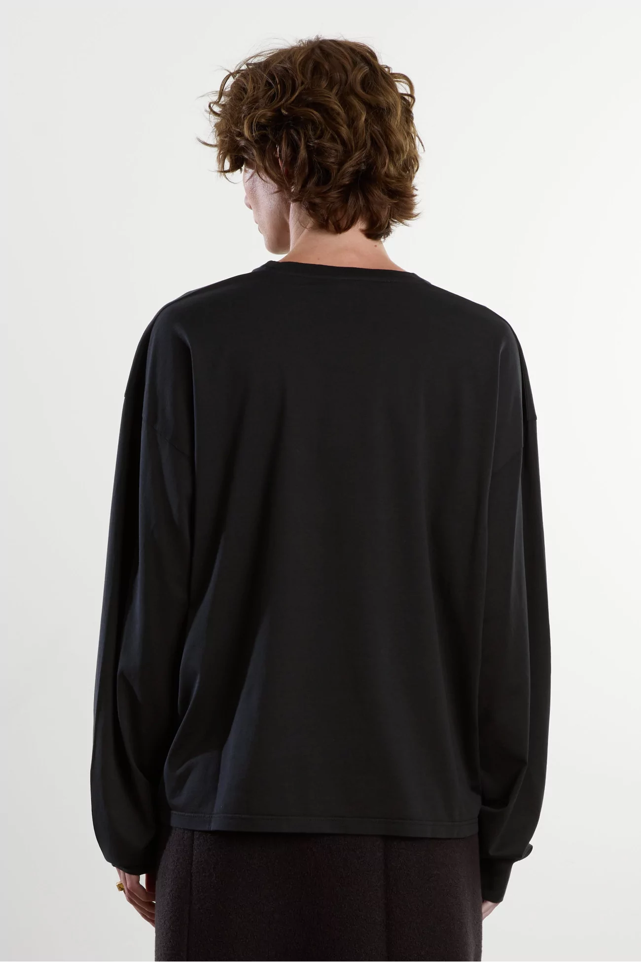 T-Shirt Jersey de Coton Roundneck – Black | Centre Commercial