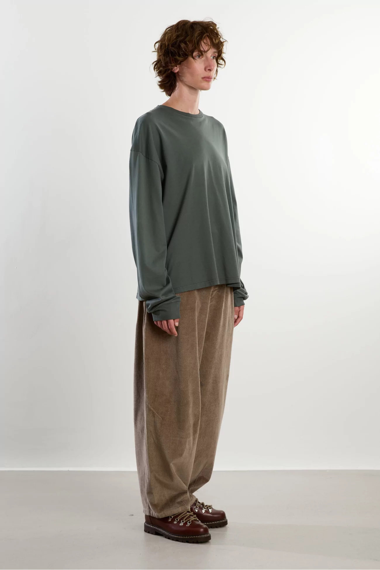 Cotton Jersey Roundneck T-Shirt – Zinc | Centre Commercial