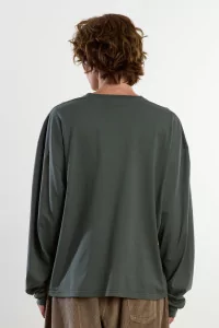 T-Shirt Jersey de Coton Roundneck – Zinc | Centre Commercial