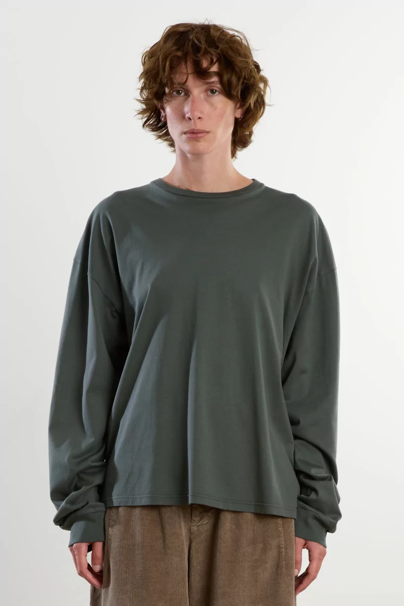 Cotton Jersey Roundneck T-Shirt – Zinc | Centre Commercial